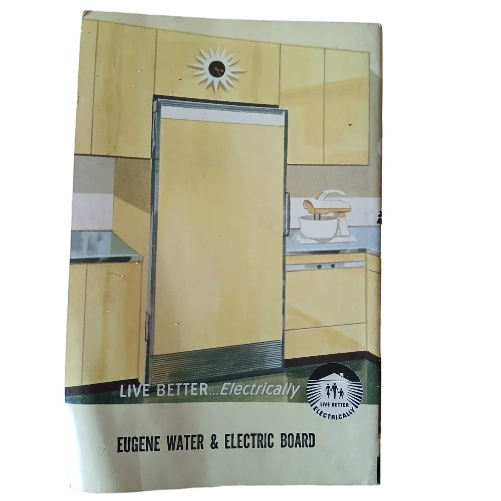Vintage 60's Cook Book 'Electric Cook Book' Paperback Marguerite Fenner